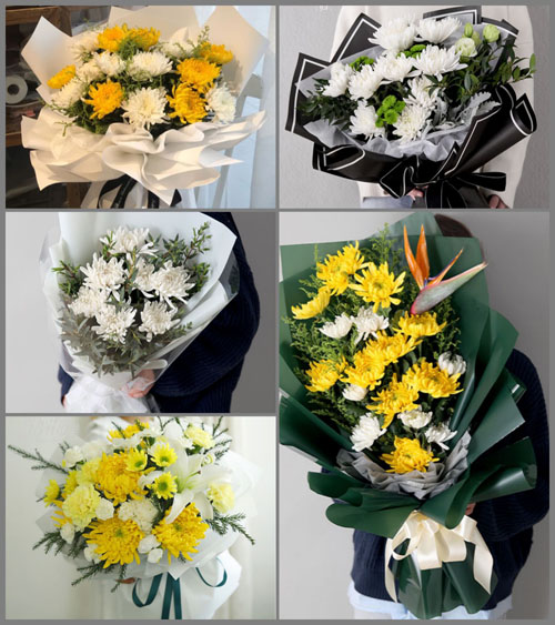 江苏宿迁泗洪县陈圩乡白事花束代送